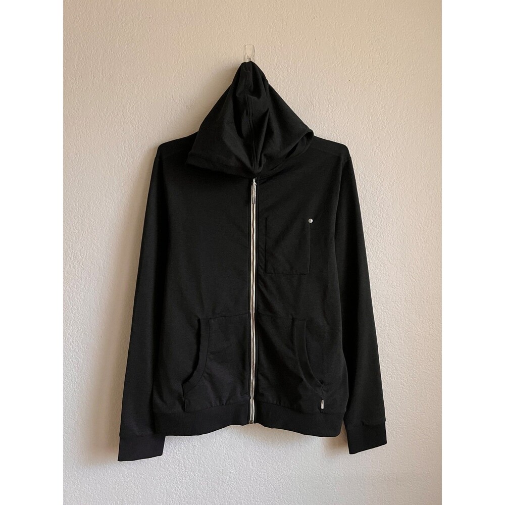 Vuori Men's Coronado Hoodie in Black Heather Size SMALL